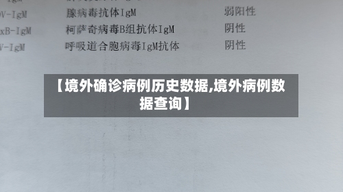 【境外确诊病例历史数据,境外病例数据查询】