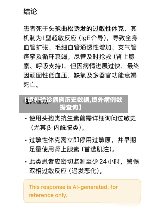 【境外确诊病例历史数据,境外病例数据查询】-第2张图片