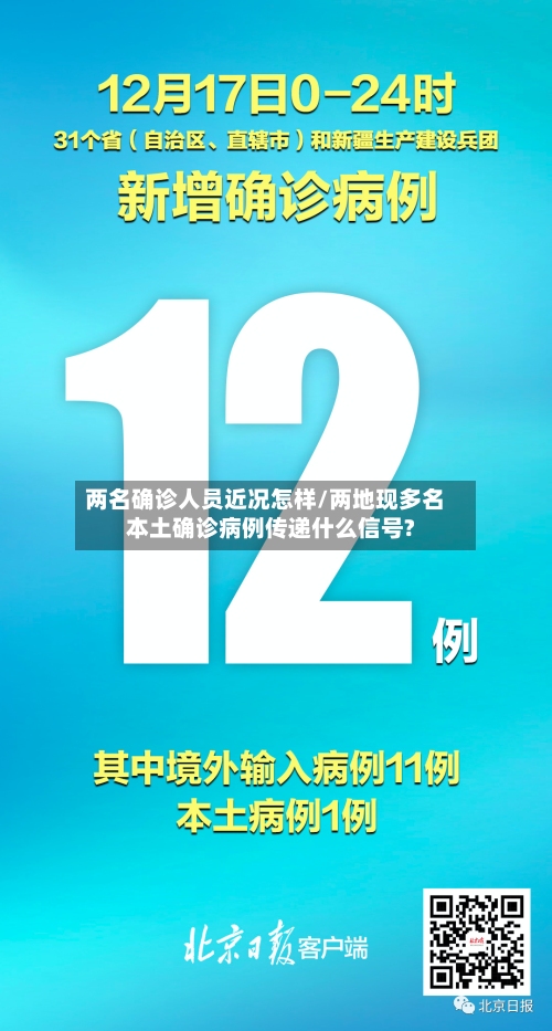 两名确诊人员近况怎样/两地现多名本土确诊病例传递什么信号?