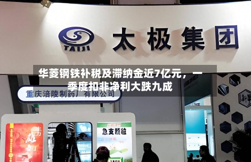 华菱钢铁补税及滞纳金近7亿元，一季度扣非净利大跌九成-第3张图片