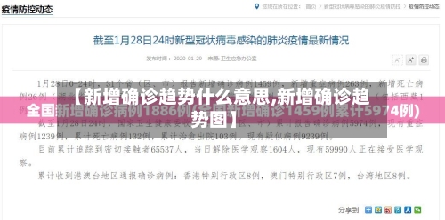 【新增确诊趋势什么意思,新增确诊趋势图】-第2张图片
