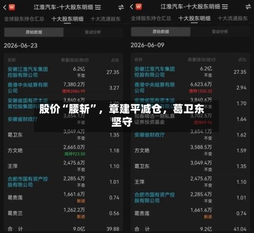 股价“腰斩”，章建平减仓，葛卫东坚守
