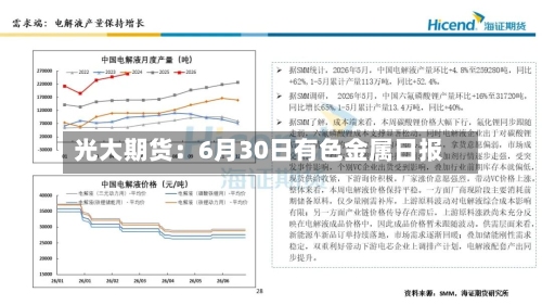 光大期货：6月30日有色金属日报-第1张图片