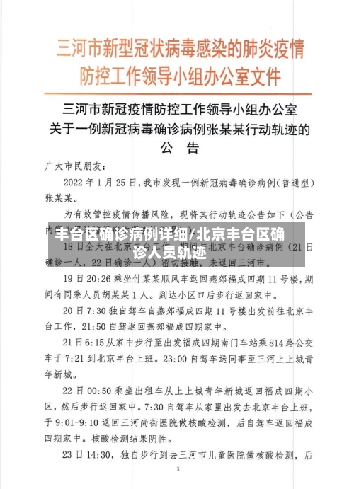 丰台区确诊病例详细/北京丰台区确诊人员轨迹