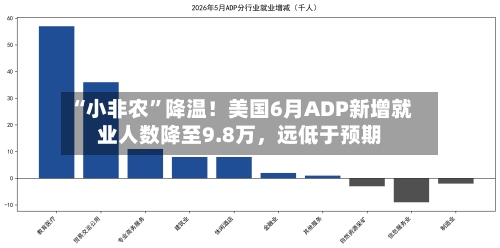 “小非农	”降温！美国6月ADP新增就业人数降至9.8万，远低于预期-第1张图片
