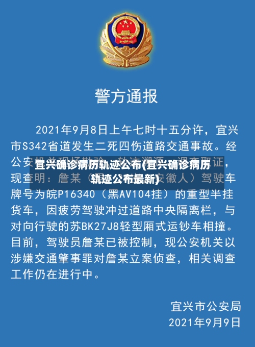 宜兴确诊病历轨迹公布(宜兴确诊病历轨迹公布最新)