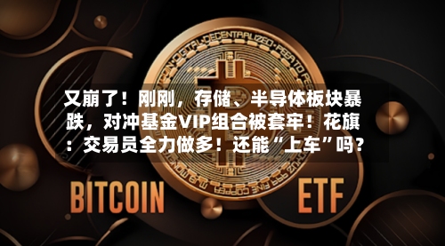 又崩了！刚刚，存储	、半导体板块暴跌	，对冲基金VIP组合被套牢！花旗：交易员全力做多！还能“上车	”吗？-第1张图片