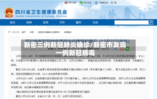 新密三例新冠肺炎确诊/新密市发现一例新冠病毒-第3张图片