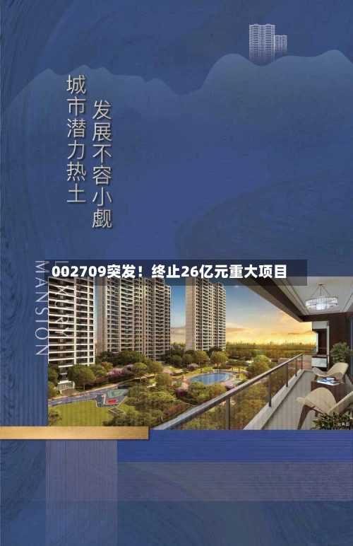 002709突发！终止26亿元重大项目-第2张图片