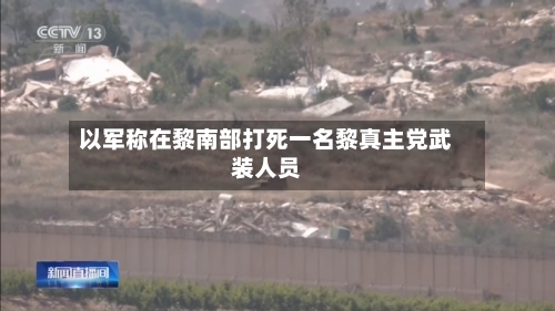 以军称在黎南部打死一名黎真主党武装人员