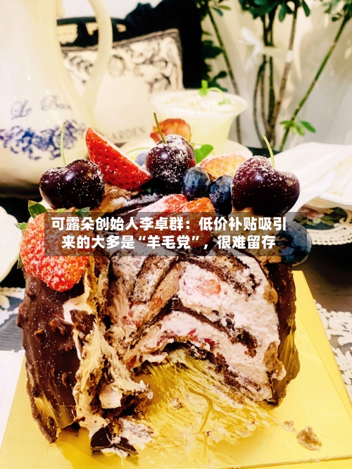 可露朵创始人李卓群：低价补贴吸引来的大多是“羊毛党”，很难留存-第3张图片