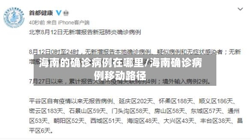 海南的确诊病例在哪里/海南确诊病例移动路径