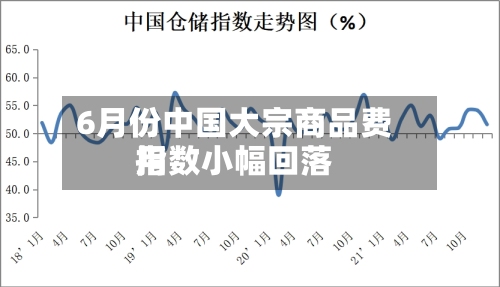6月份中国大宗商品费用指数小幅回落