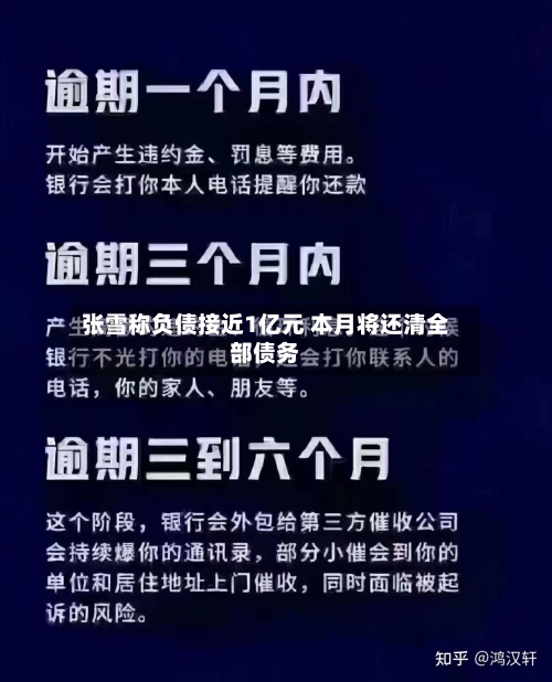 张雪称负债接近1亿元 本月将还清全部债务-第2张图片