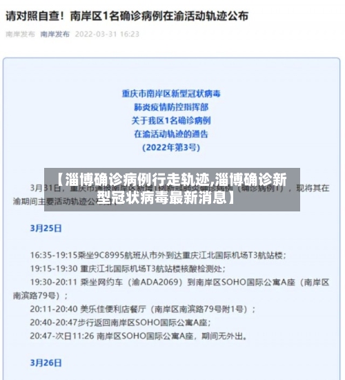 【淄博确诊病例行走轨迹,淄博确诊新型冠状病毒最新消息】-第3张图片