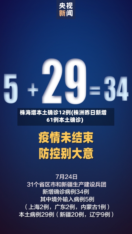 株海增本土确诊12例(株洲昨日新增61例本土确诊)