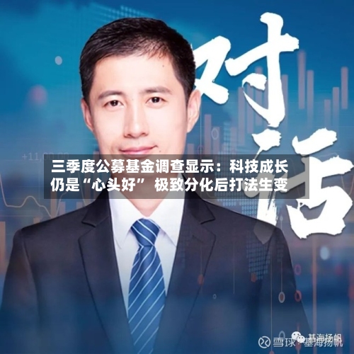 三季度公募基金调查显示：科技成长仍是“心头好”  极致分化后打法生变-第2张图片