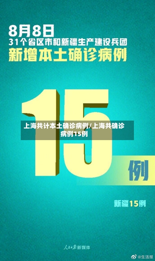 上海共计本土确诊病例/上海共确诊病例15例